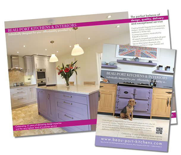 Magazine adverts for Beau-port Kitchens